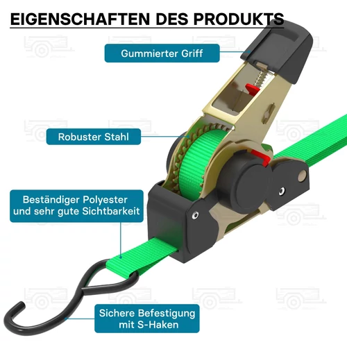 Kép 5/8 - 4 db Wiltec automata spanifer, 3 méter, 320daN