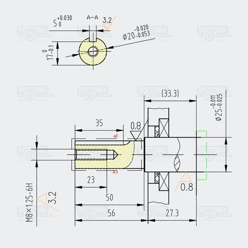 Kép 5/5 - LIFAN 168F-C 20 mm-es benzinmotor( 5.4PS) berántóval