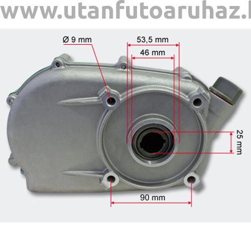 Kép 3/7 - LIFAN olajfürdős kuplung  Q2 (25 mm)  8-15 LE motorokhoz