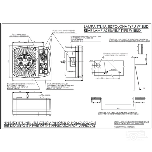Kép 2/2 - LED W18UD rendsz. vil.nél.