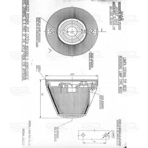 Kép 2/2 - WAS WE93 fehér helyzetjelző