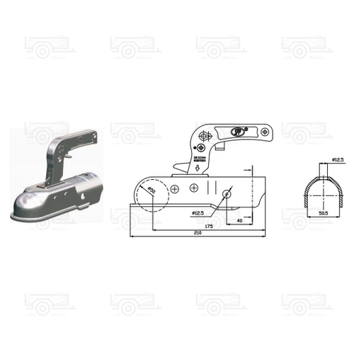 Kép 2/3 - SPP ZSK - 1300E kapcsolófej cső 50 mm