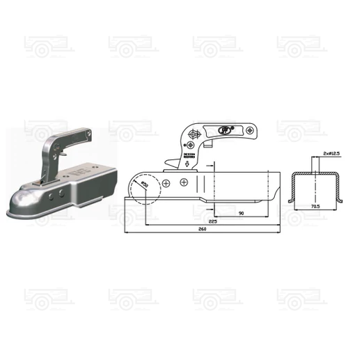 Kép 2/3 - SPP ZSK - 1300J kapcsolófej zártsz. 70 mm
