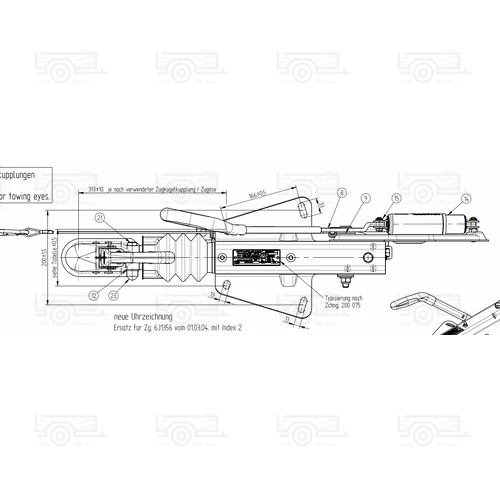 Kép 2/2 - KNOTT Vonófej KF7,5  750KG