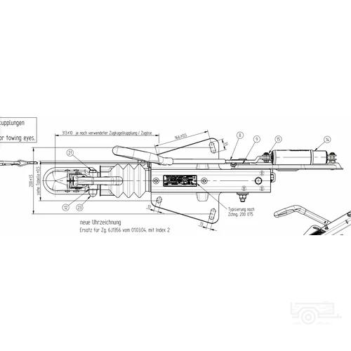 Kép 2/2 - KNOTT Vonófej KF7,5 750KG