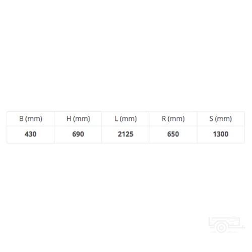 Kép 2/2 - Sárvédő 430/1300