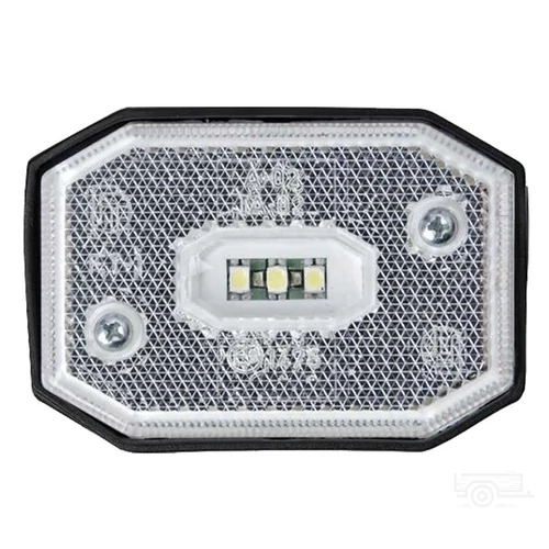 FRISTOM FT-001 B fehér helyzetjelző kábellel, LED