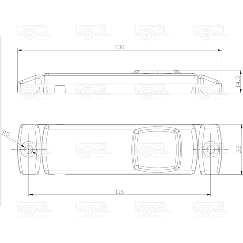 Kép 2/2 - FRISTOM FT-18 B fehér helyzetjelző