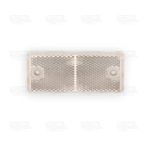 Prizma FEHÉR 90x40 mm, 2 furatos