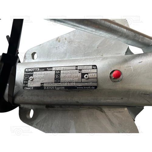 Kép 4/4 - KNOTT Vonófej, orrkerék tartó konzollal KF 27 K27AN3 2700KG