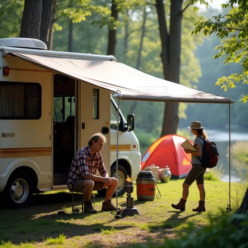 Kép 9/9 - Wiltec 5 x 4 m szürke-zöld vízálló ponyva, nagy teherbírású takaró