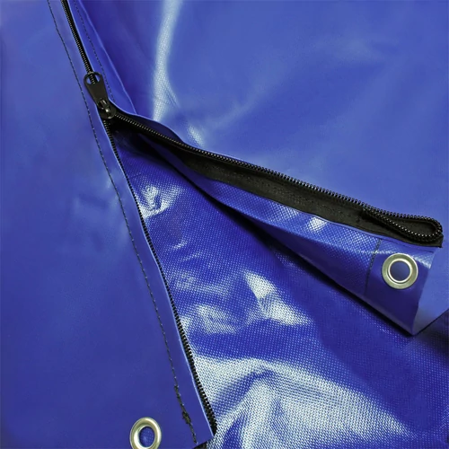 Kép 3/3 - Utánfutó magas ponyva 2090x1140x880 mm 2 cipzáros kivitel