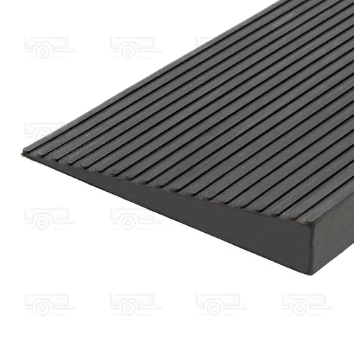 Kép 2/4 - Ajtó küszöb 24 mm x 1000 mm rámpa fekete gumi egyenes oldalakból