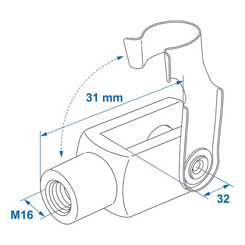 Kép 7/7 - ProPlus villa fej M16, 83×31 mm