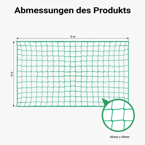 Kép 4/9 - Wiltec rakományrögzítő háló 5x3 m