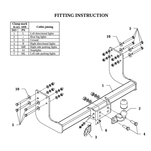 Kép 3/3 - Vonóhorog AutoHak, D35 MERCEDES SPRINTER,VW CRAFTER