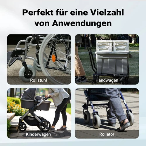 Kép 8/8 - Alumínium kerekesszék rámpa, 244 cm, 270 kg teherbírás, duplán összecsukható