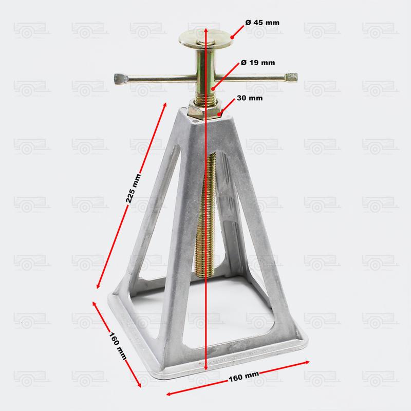 Kép 2/4 - 4x Aluminium támasztó bak, állítható
